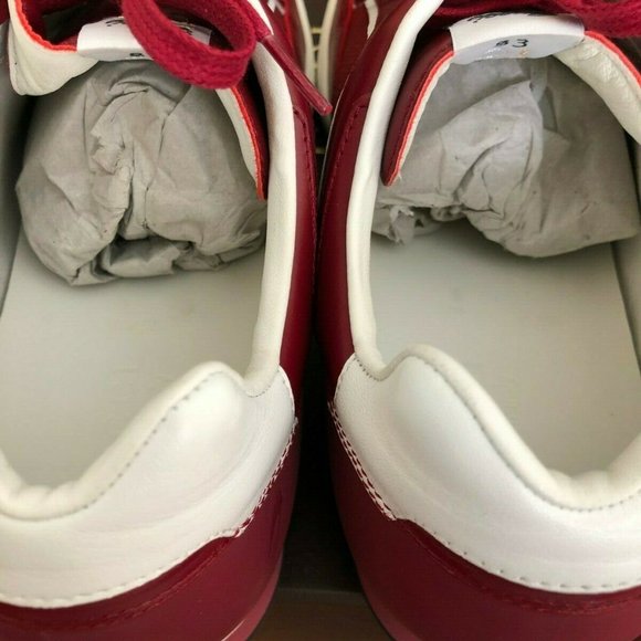 Gucci 83 Red Lace Up Leather Sneakers 8.5G Worn 1X PRICE DROP! - Picture 7 of 10
